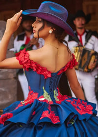 Ragazza Style MV54-154 - Navy/Rojo
