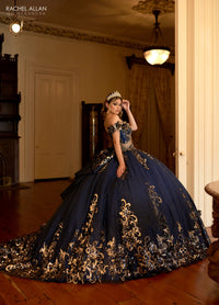 Rachel Allan Style RQ3145 - NAVY GOLD