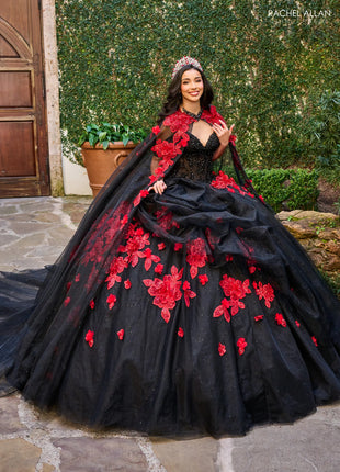 Rachel Allan Style RQ1144 - BLACK RED