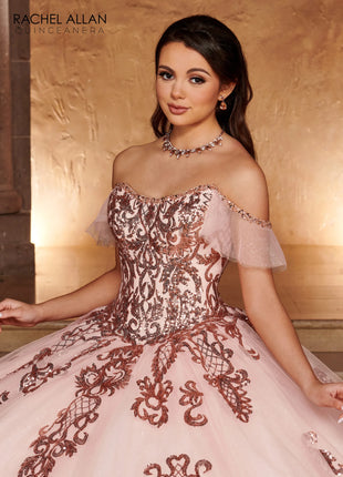 Rachel Allan Style RQ2166 - BLUSH ROSE GOLD