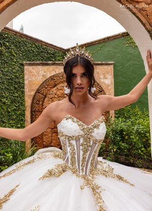 Rachel Allan Style RQ2225 - IVORY GOLD