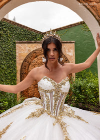 Rachel Allan Style RQ2225 - IVORY GOLD