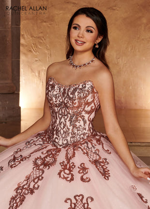 Rachel Allan Style RQ2166 - BLUSH ROSE GOLD