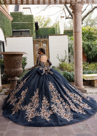 Rachel Allan Style RQ1168 - NAVY ROSE GOLD