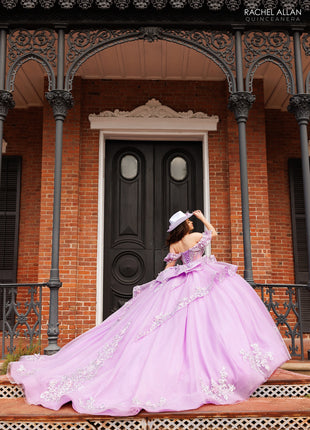 Rachel Allan Style RQ1198 - LILAC SILVER IVORY
