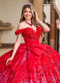Rachel Allan Style RQ1141 - RED FUCHSIA