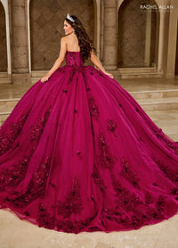 Rachel Allan Style RQ1163 - BURGUNDY