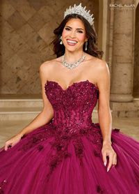 Rachel Allan Style RQ1163 - BURGUNDY