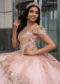 Rachel Allan Style RQ3129 - BLUSH GOLD