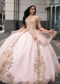 Rachel Allan Style RQ3129 - BLUSH GOLD