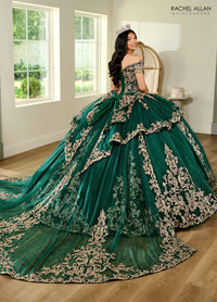 Rachel Allan Style RQ3129 - EMERALD GOLD