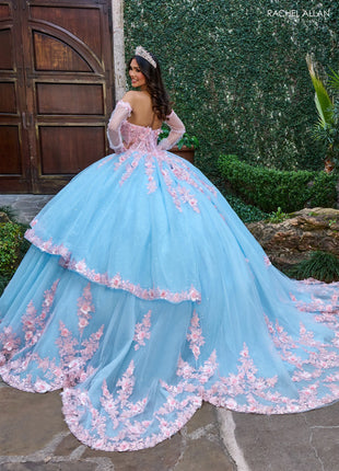 Rachel Allan Style RQ2196 - PINK LIGHT BLUE