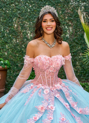 Rachel Allan Style RQ2196 - PINK LIGHT BLUE