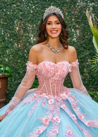 Rachel Allan Style RQ2196 - PINK LIGHT BLUE