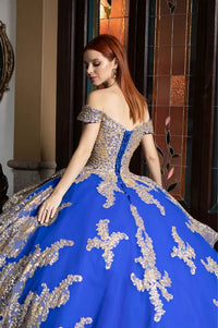 Ragazza Style 3922 - Azul Rey/Oro