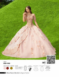 Ragazza Style D50-550 - Oro/Rosa Cuarzo