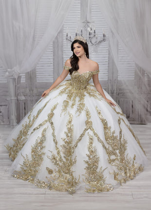 House of Wu Style 26063 - White/Gold