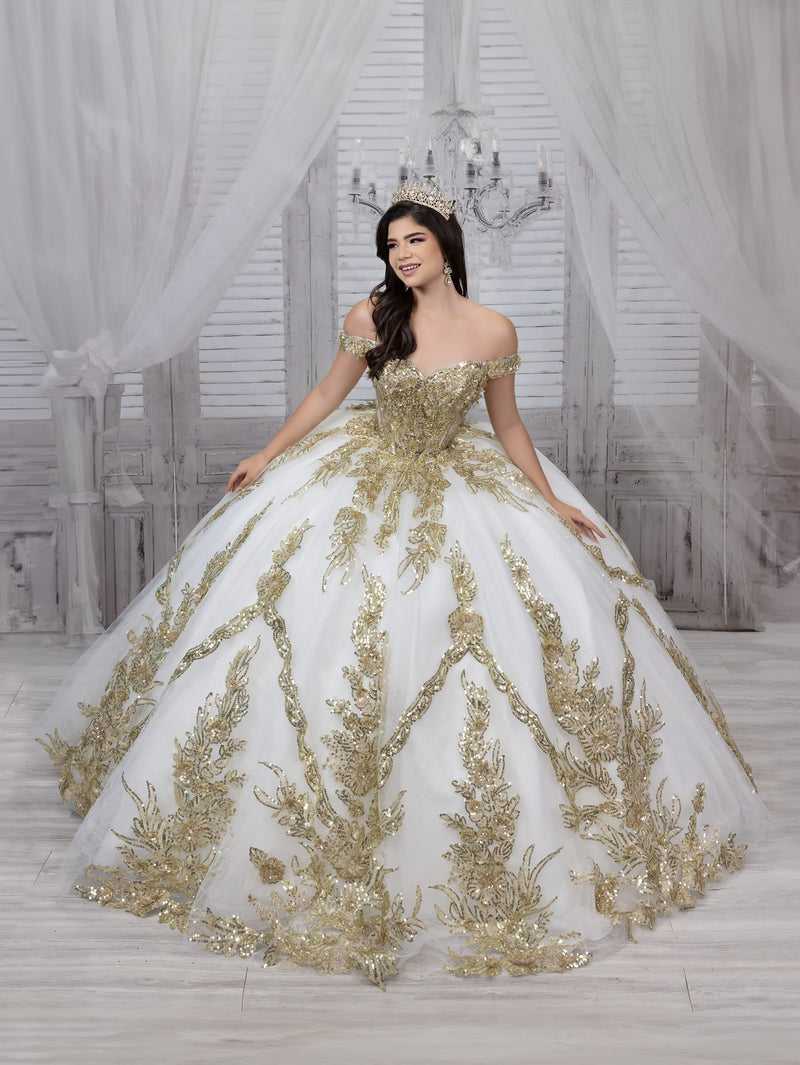 House of Wu Style 26063 - White/Gold