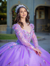 House of Wu Style 26093 - Lilac Multi
