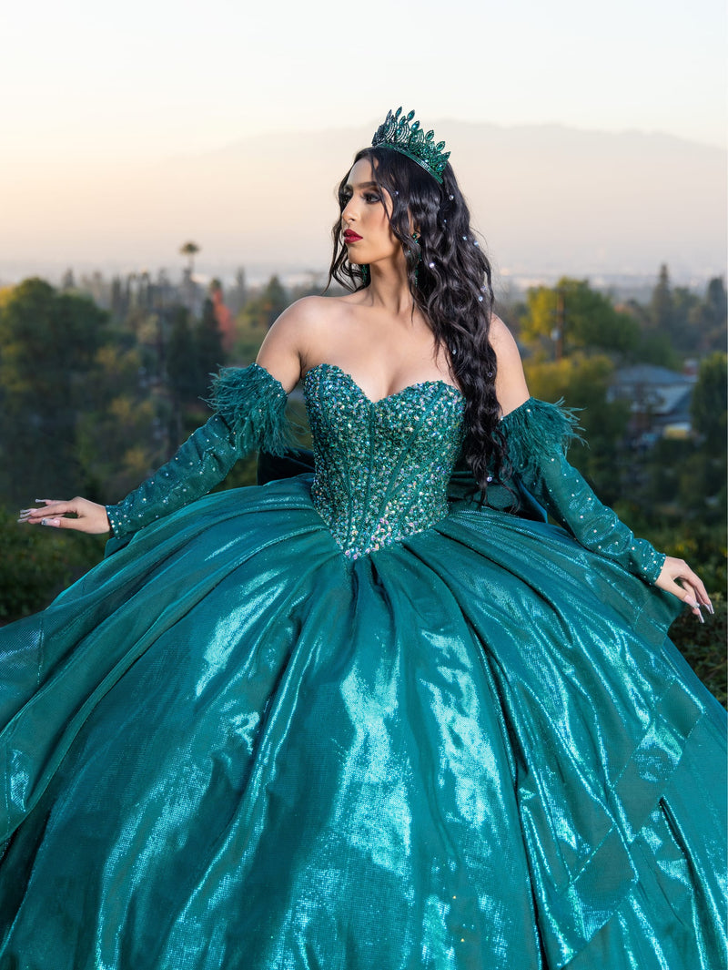 House of Wu Style 26097 - Green Peacock
