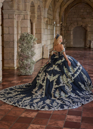 House of Wu Style 26126 - Navy/Gold
