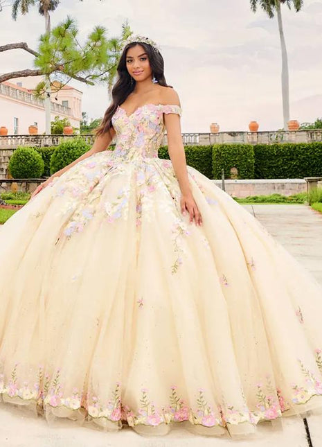 PR30155 Princesa Dress By Ariana Vara