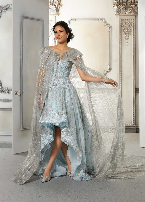 89326 Morilee Vizcaya by Madeline Gardner - GLITTER NET CAPE ONLY***