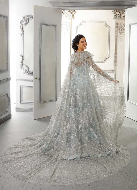 89326 Morilee Vizcaya by Madeline Gardner - GLITTER NET CAPE ONLY***