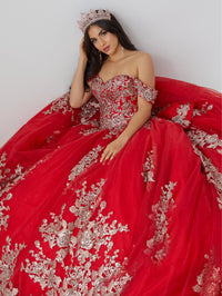 House of Wu Style 26022 - Red/Rose Gold