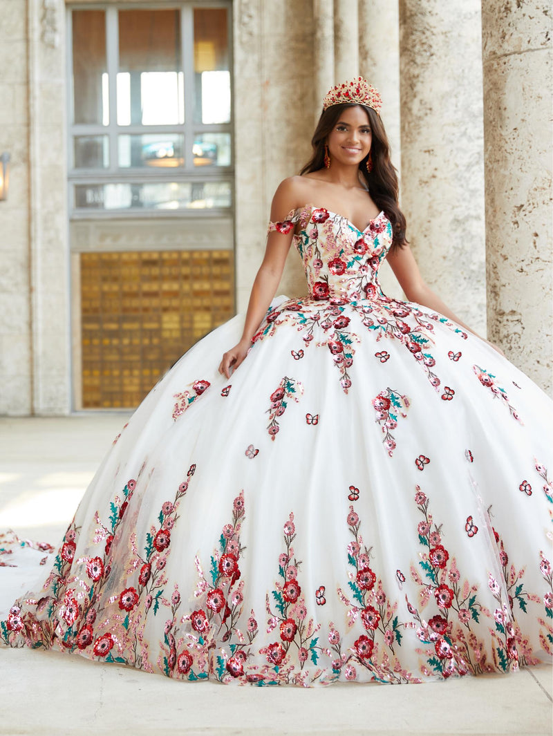 House of Wu Style 26039 - Ivory/Multi