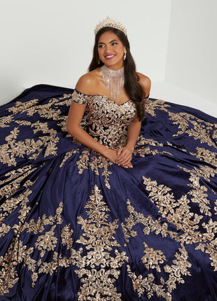 House of Wu Style 26065 - Navy/Rose Gold