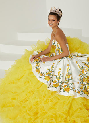House of Wu Style 26892 - Yellow/Ivory
