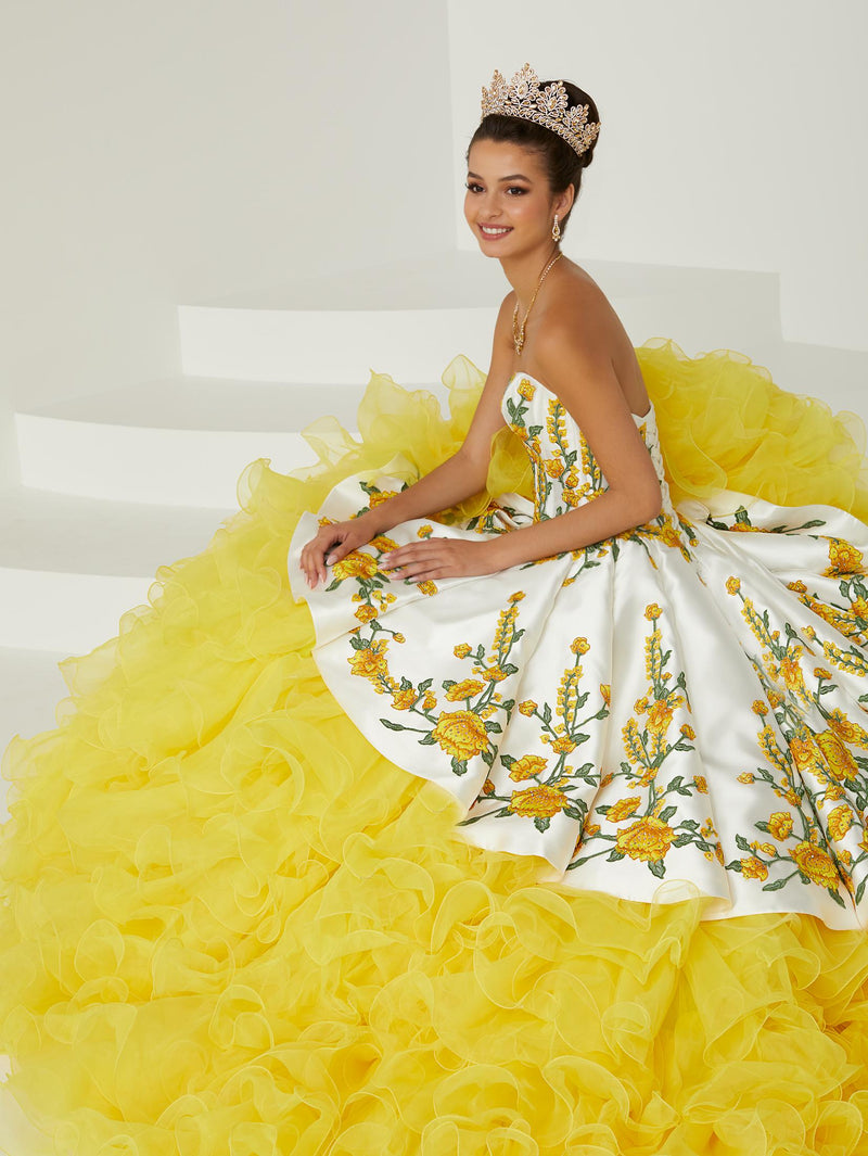 House of Wu Style 26892 - Yellow/Ivory