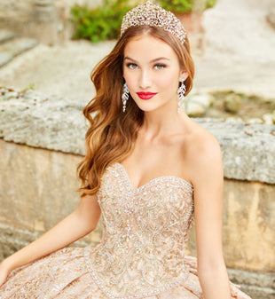 PR22022 Princesa Dress By Ariana Vara