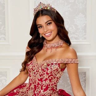 PR30112 Princesa Dress By Ariana Vara