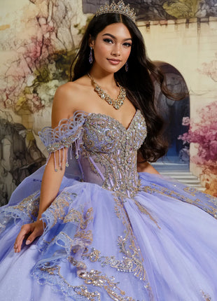 Sweetheart Glitter Tulle Ball Gown w/ Bow & Pockets
