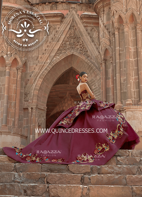 VIRGEN DE GUADALUPE QUINCEANERA DRESS BY RAGAZZA FASHION M18-118