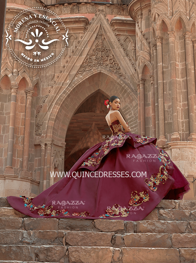 Guadalupe top quinceanera dress