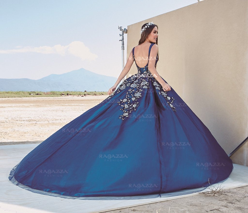 Ragazza royal blue dress deals