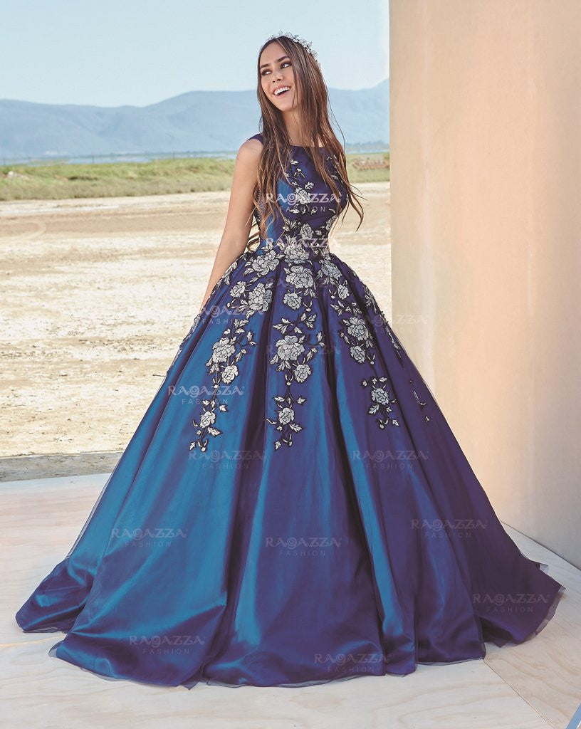 Royal Blue Quinceanera Dress Ragazza Quince Gown QuinceDresses