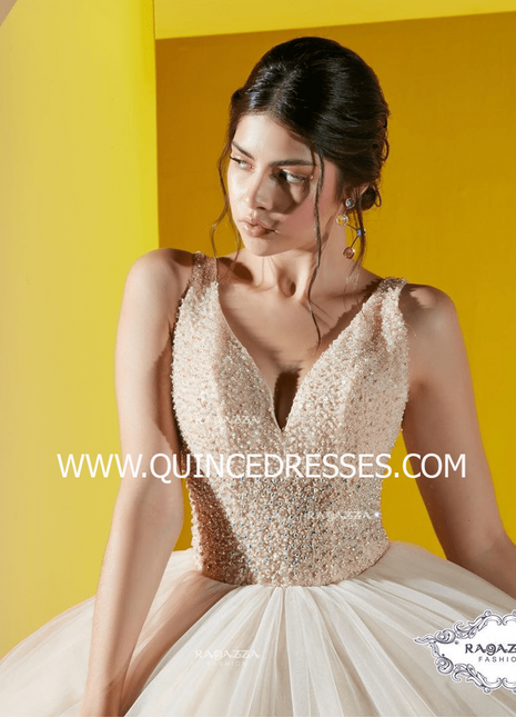 ROSETTE SKIRT QUINCEANERA DRESS BY RAGAZZA FASHION DV39-539