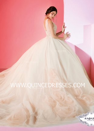 ROSETTE SKIRT QUINCEANERA DRESS BY RAGAZZA FASHION DV39-539